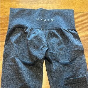 NVGTN High-Waisted Leggings - Charcoal Gray